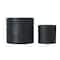 Hello Honey® Stoneware Planters with Embossed Cross Hatch Texture Set